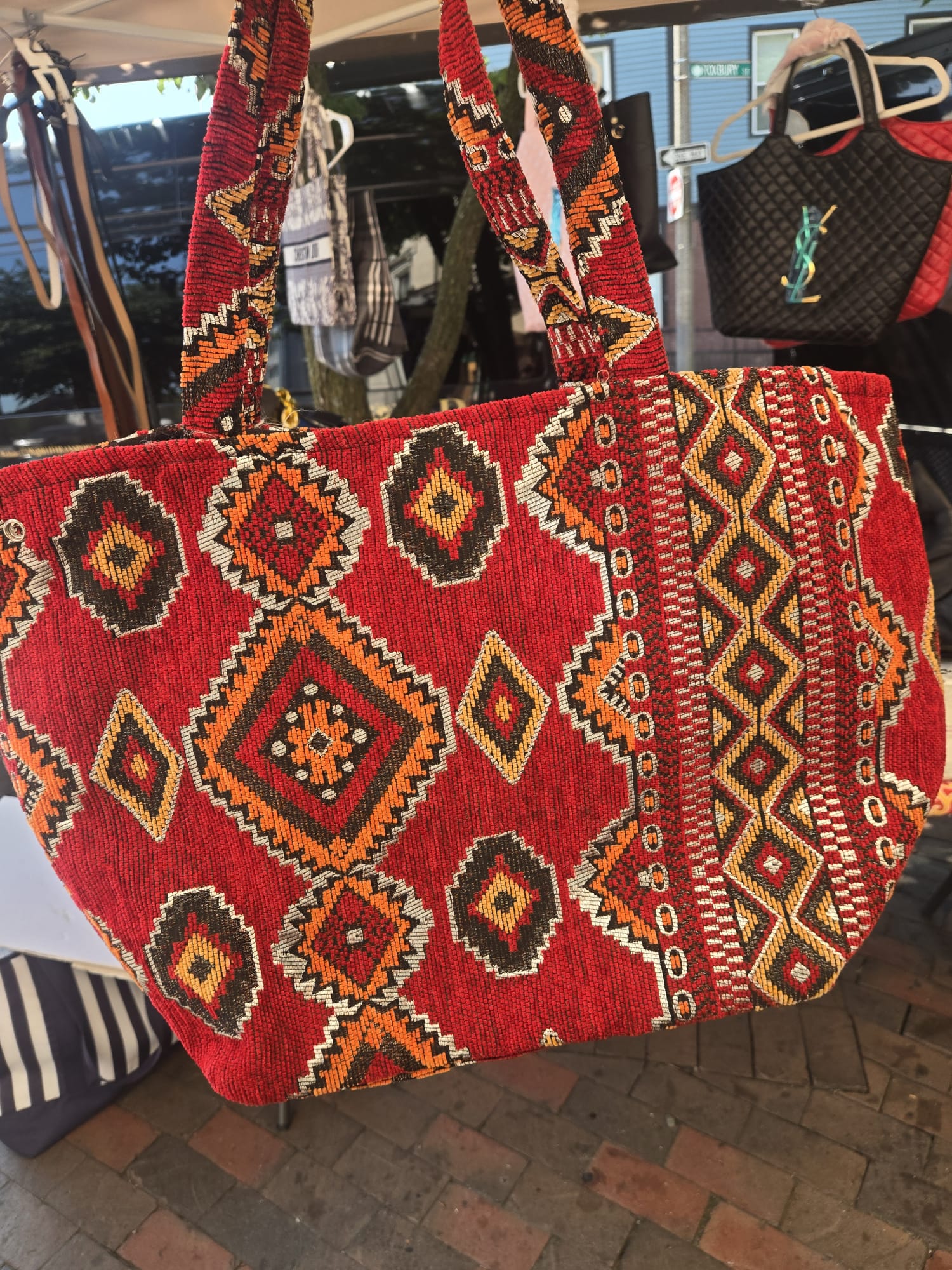 Morocco hand made culture woven bag