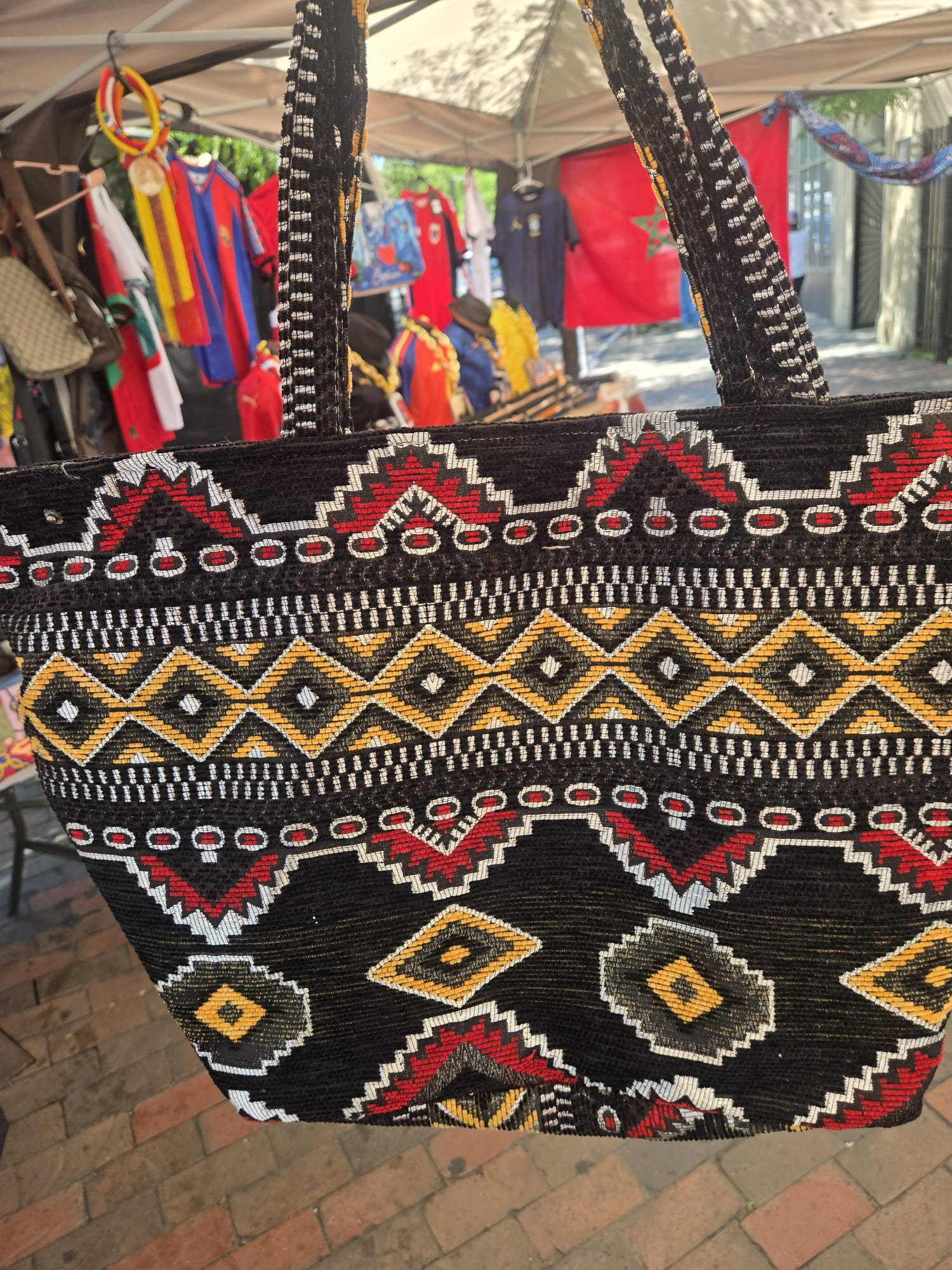 Morocco hand made culture woven bag