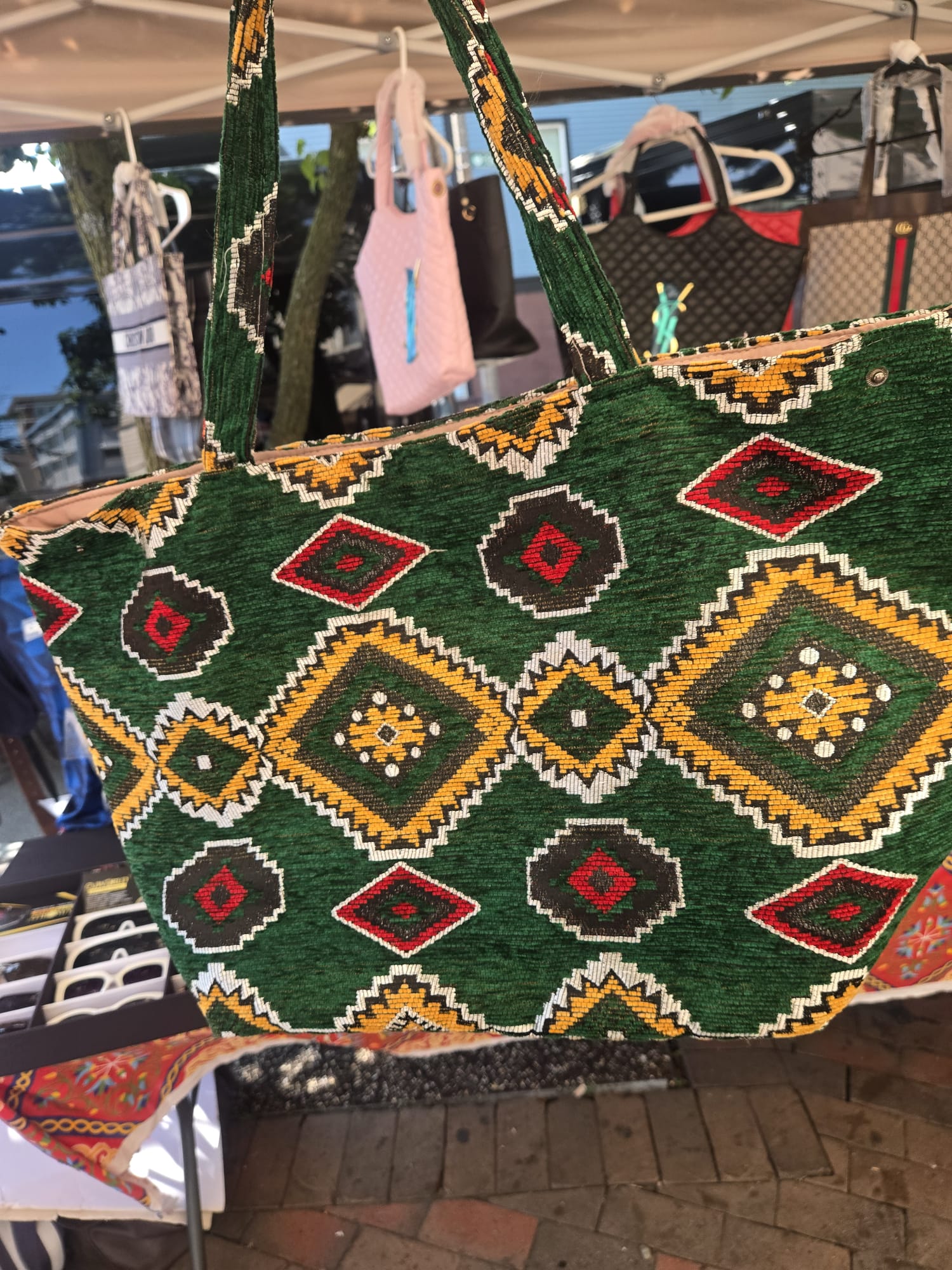 Morocco hand made culture woven bag
