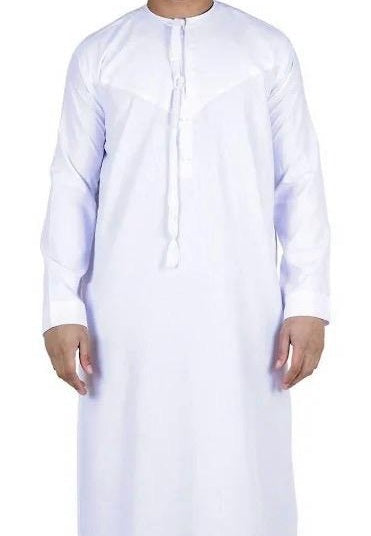 White Emirati Thobes With Tassel