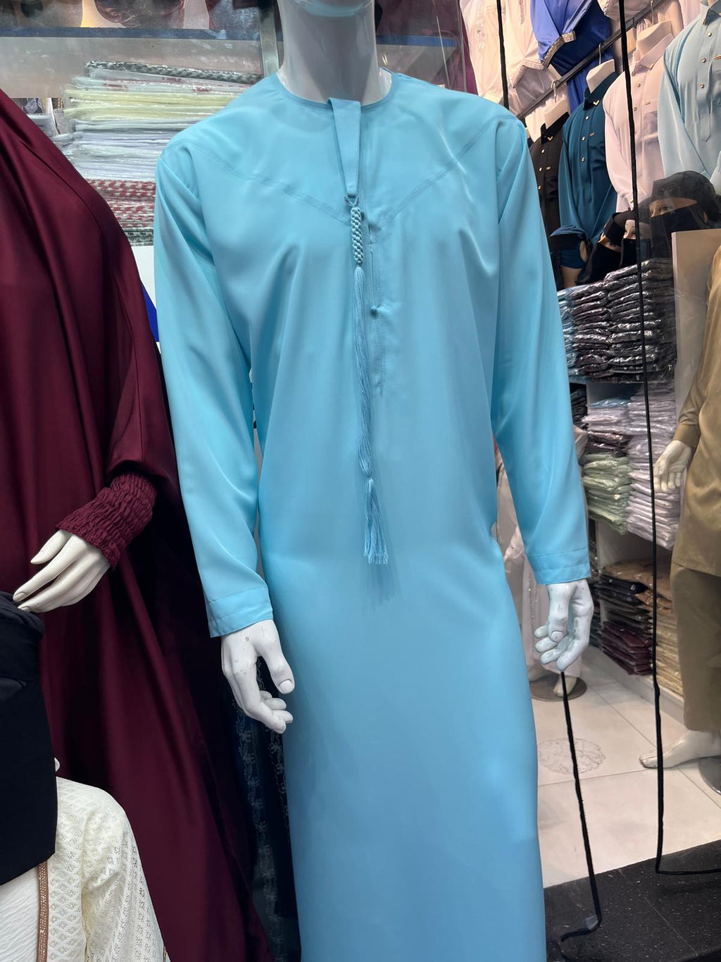 White Emirati Thobes With Tassel